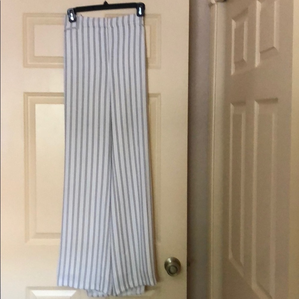Pin striped pants
